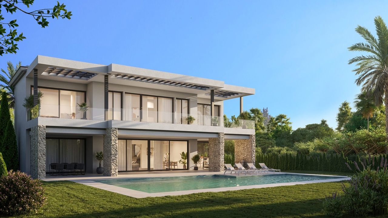 Render exterior 3D de arquitectura