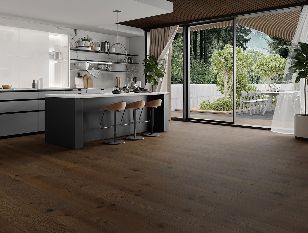 Render interior 3D de vivienda